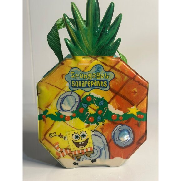 SpongeBob SquarePants Pineapple  Container Holiday Christmas Edition Storage Box - Picture 2 of 8